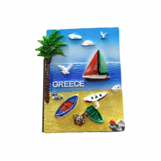 Tουριστικό μαγνητάκι Souvenir – Σετ 12pcs - Resin Magnet - Greece - 678340