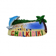 Tουριστικό μαγνητάκι Souvenir – Σετ 12pcs - Resin Magnet - Halkidiki - 678091