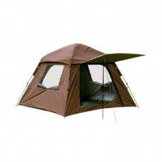 Σκηνή Camping 6 ατόμων με σκίαστρα - YB3022 - 3x3m - 960026 - Brown