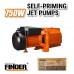 Αντλία επιφανείας νερού - 750W - JET100A - Finder - 197421