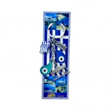 Τουριστικό μπρελόκ Souvenir - Σετ 12pcs - Greece - 127245