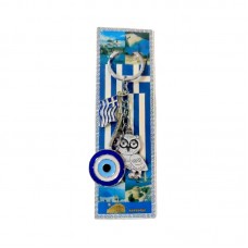 Τουριστικό μπρελόκ Souvenir - Σετ 12pcs - Greece - 127239