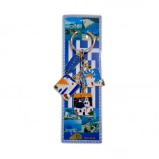 Τουριστικό μπρελόκ Souvenir - Σετ 12pcs - Greece/Santorini - 127215