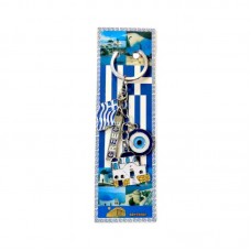 Τουριστικό μπρελόκ Souvenir - Σετ 12pcs - Greece - 127166
