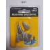 Βαρίδια αλιείας πλακέ - 10gr - 6pcs - 30171