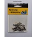 Στριφτάρια με παραμάνα ασφαλείας - No.4 - 10pcs - 30136