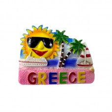 Tουριστικό μαγνητάκι Souvenir – Σετ 12pcs - Resin Magnet - Greece - 678021