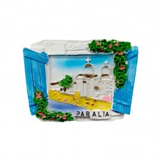 Tουριστικό μαγνητάκι Souvenir – Σετ 12pcs - Resin Magnet - Paralia - 678117