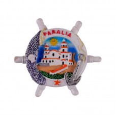 Tουριστικό μαγνητάκι Souvenir – Σετ 12pcs - Resin Magnet - Paralia - 678100