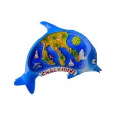 Tουριστικό μαγνητάκι Souvenir – Σετ 12pcs - Resin Magnet - Chalkidiki - 678095