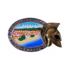 Tουριστικό μαγνητάκι Souvenir – Σετ 12pcs - Resin Magnet - Paralia - 678106