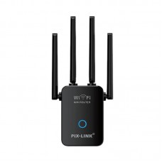 Ενισχυτής σήματος Wifi - Wifi Repeater – PIX-LINK - LV-WR32Q - 812013 - Black