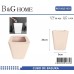 Κάδος απορριμμάτων μπάνιου πλαστικός - Light Pink - 21635