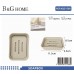 Σαπουνοθήκη μπάνιου πλαστική - Beige - 21568