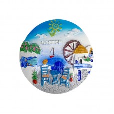 Tουριστικό μαγνητάκι Souvenir - Σετ 12pcs - Resin Magnet - Greece - 678237