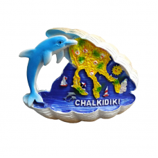 Tουριστικό μαγνητάκι Souvenir – Σετ 12pcs - Resin Magnet - Chalkidiki - 678098