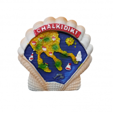 Tουριστικό μαγνητάκι Souvenir – Σετ 12pcs - Resin Magnet - Chalkidiki - 678074