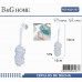 Σφουγγάρι μπάνιου δίχτυ με λαβή - Light Blue - 26187