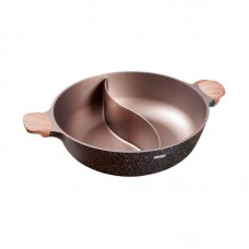 Κατσαρόλα αντικολλητική 2 θέσεων - 6.3L - CA004-G32-Black - DSP - 565909