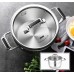 Κατσαρόλα ανοξείδωτη με καπάκι - 9.4L - CS002-B28 - DSP - 560393