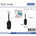 Σφουγγάρι μπάνιου δίχτυ με λαβή - Black - 26190