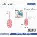 Σφουγγάρι μπάνιου δίχτυ με λαβή - Pink - 26189