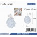 Σφουγγάρι μπάνιου δίχτυ - Light Blue - 24967