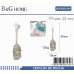 Σφουγγάρι μπάνιου δίχτυ με λαβή - Beige - 26184