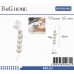 Σφουγγάρι μπάνιου πλάτης δίχτυ - Beige - 24962