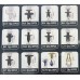 Σετ συνδετήρες αυτοκινήτου 13 τύπων - 545pcs - 180263