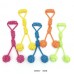 Παιχνίδι σκύλου σχοινί με μπάλες - 35cm - 12pcs - 550538