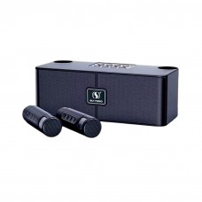 Ασύρματο ηχείο Bluetooth με 2 μικρόφωνα Karaoke - YS-204 - 887202 - Black