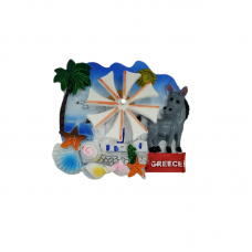 Tουριστικό μαγνητάκι Souvenir – Σετ 12pcs - Resin Magnet - Greece - 678190