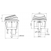 Διακόπτης οχημάτων On/Off - R-F13206A-33-2U - 180937