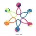 Παιχνίδι σκύλου σχοινί με μπάλα - 20cm - 12pcs - 550530