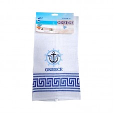 Πετσέτα ποτηρόπανο Souvenir με κέντημα - Σετ 12pcs - Greece - 416228