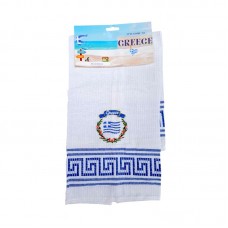 Πετσέτα ποτηρόπανο Souvenir με κέντημα - Σετ 12pcs - Greece - 416082