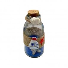Διακοσμητικό Souvenir - Μπουκαλάκι με κοχύλια - 6pcs - 251742