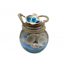 Διακοσμητικό Souvenir - Μπουκαλάκι με κοχύλια - 6pcs - 251698
