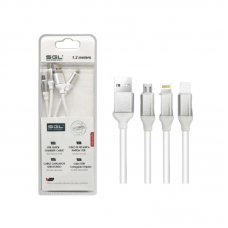 Καλώδιο φόρτισης & data 3in1 - Fast Charge - 1.2m - 694700