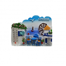Tουριστικό μαγνητάκι Souvenir – Σετ 12pcs - Resin Magnet - Greece - 678256