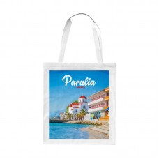 Υφασμάτινη τουριστική τσάντα καμβάς - Paralia - 40x35cm - 221028