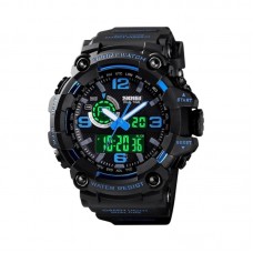 Ψηφιακό/αναλογικό ρολόι χειρός – Skmei - 1520 - Black/Blue