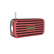 Ασύρματο ηχείο Bluetooth με φακό - KMS-03A - 885888 - Red