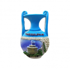 Tουριστικό μαγνητάκι Souvenir – Σετ 12pcs - Resin Magnet - Thessaloniki - 678156