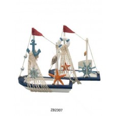 Σετ διακοσμητικά Souvenir - Καραβάκι - 2 τεμάχια - ZB2307 - 921201