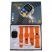 Σετ Smartwatch με 4 λουράκια - LG81 Ultra - 065110 - Orange