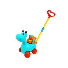 Συρόμενο παιχνίδι Ζωάκι - 0396 - 117275 - Blue