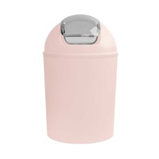 Κάδος απορριμμάτων μπάνιου πλαστικός - Light Pink - 21653