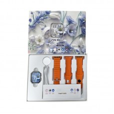 Σετ Smartwatch με 3 λουράκια - Z99 Mini - 064984 - Orange